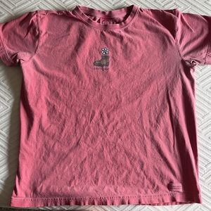 LIFE IS GOOD / hiking tee (women's large)